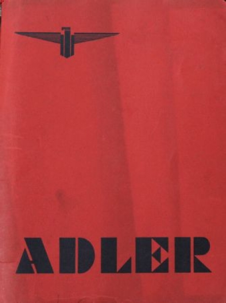 Adler Trumpf Verkaufsmappe 1937 Schriftwechsel-Konvolut in Original-Mappe (1506)