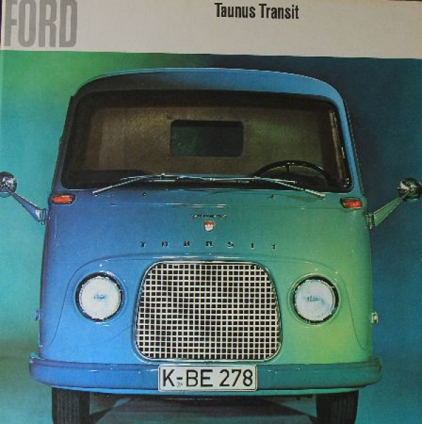 Ford Taunus Transit Modelprogram 1960 Truckbrochure (1519)