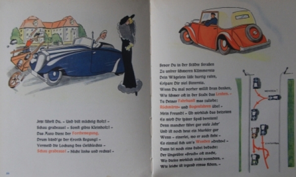 Fechner "Die bunte Auto-Kunde" Vehicletechnic 1936 (1621)