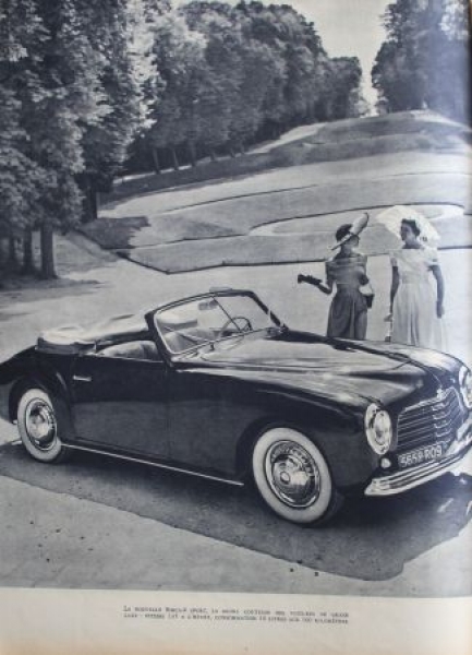 "Illustration - Salon de l'automobile" 1949 Automobile-Magazine (4361)