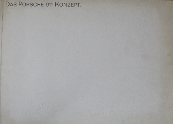 Porsche 911 Modelprogram 1969 "Das 911 Konzept" Carbrochure (1691)