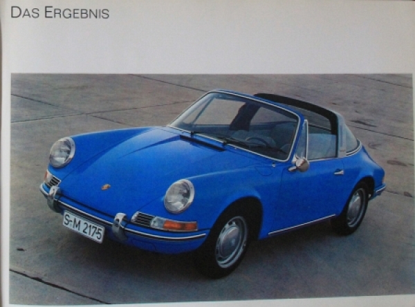 Porsche 911 Modelprogram 1969 "Das 911 Konzept" Carbrochure (1691)