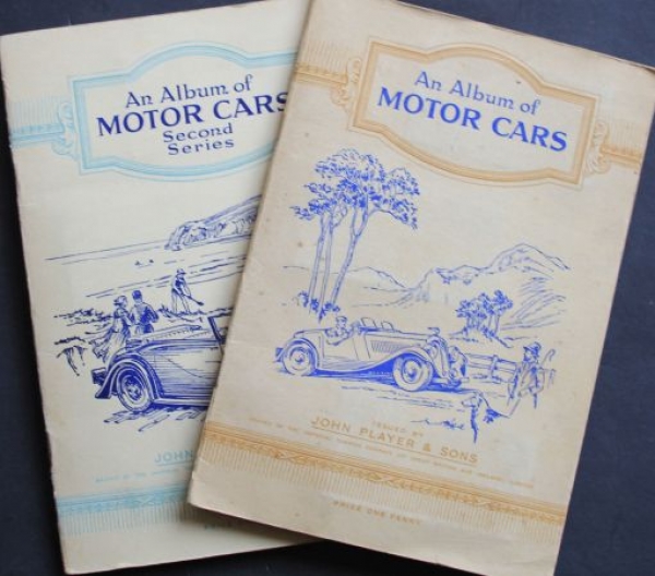 John Player Cigarettes "Album of Motor Cars" Automobile-Scrapbooks 1936 two volumes (4483)