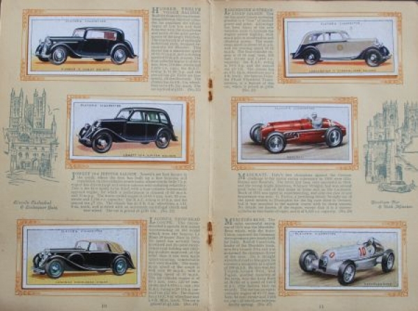 John Player Cigarettes "Album of Motor Cars" Automobile-Scrapbooks 1936 two volumes (4483)