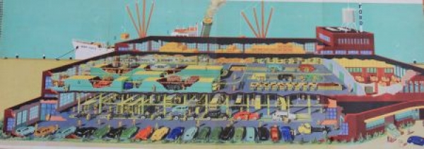 "Fordwereld - 25 Jahr in Nederland" Ford-Magazin 1949 Jubiläumsausgabe (4494)