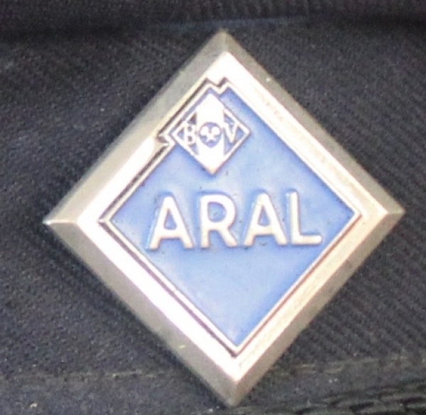 BV Aral Tankwartmütze 1955 blau mit Logo (1874)