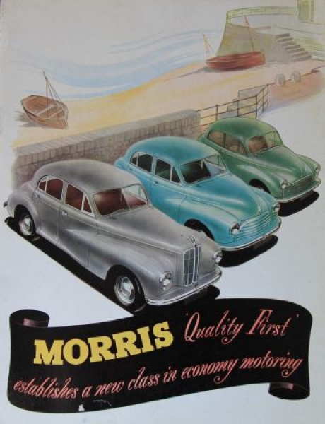 Morris Modelprogram 1951 "Quality first" Carbrochure (4607)