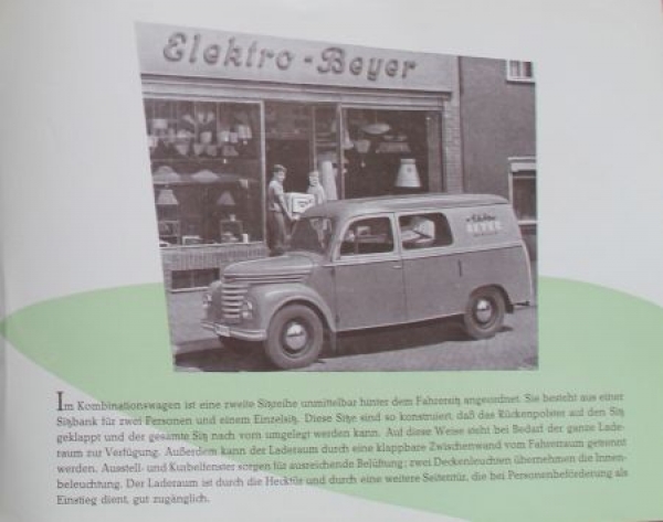 Barkas Truck Typ V 901 Station Wagon Modelprogram 1957 Truckbrochure (4602)