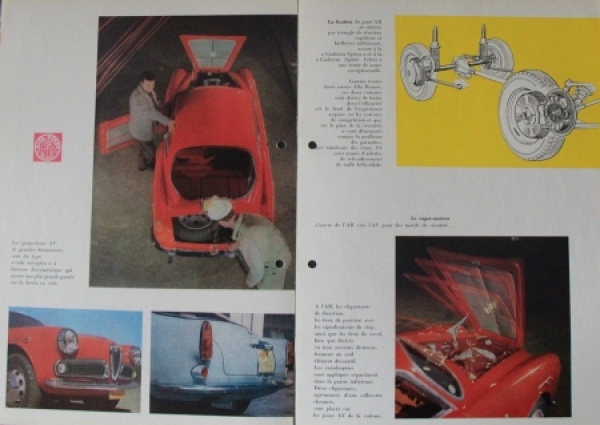 Alfa Romeo Giulietta Sprint Veloce Modelprogram 1960 Carbrochure (1919)