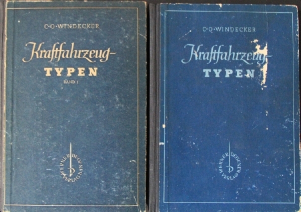Windecker "Handbuch der Kraftfahrzeug-Typen" 1947 Vehicle-Typehandbook Volume 1+2 (8302)