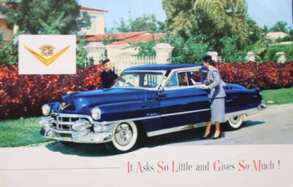Cadillac Mailer 1951 "It asks so little and gives so much!" Carbrochure (4675)