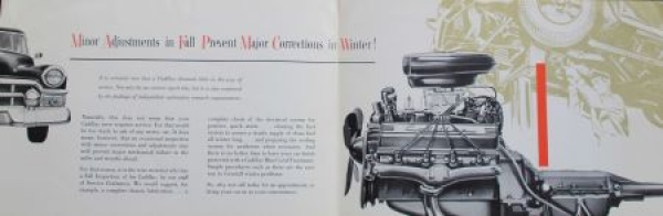 Cadillac Mailer 1951 "It asks so little and gives so much!" Automobilprospekt (4675)