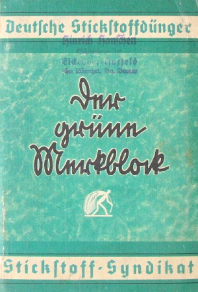 Stickstoff Syndikat 1937 "Deutscher Stickstoffduenger" Advertising-Brochure (2075)