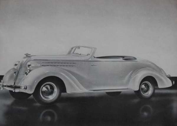 Hudson Sixes and Eights Modelprogram 1936 Carbrochure (4693)