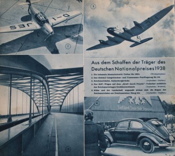 Volkswagen "Energie" Technical Magazine 1938 with VW-KdF Story (4689)
