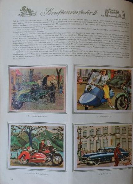 Homann Margarine "Technik und Verkehr" Traffic-Scrapbook 1951 (2104)