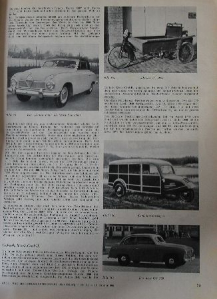 "Der Automarkt - Auto- und Motorradzeitschrift" Automobil-Magazine 1951 Anniversary Issue (2124)