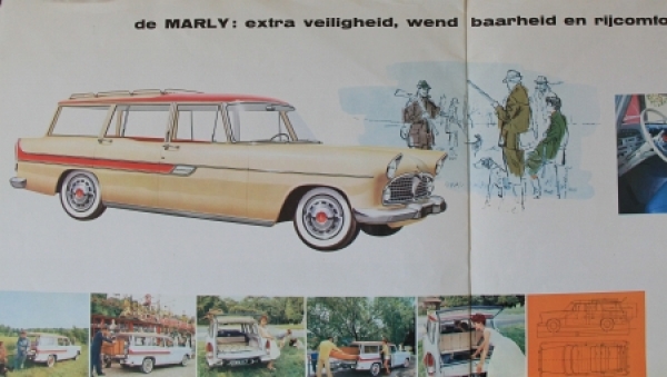 Simca Vedette Modelprogram 1959 Carbrochure (2167)