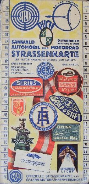 Austro-Daimler 1930 Roadmap Europe (2193)