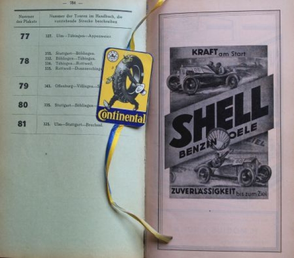 "Continental Handbuch fuer Kraftfahrer" Continental-Yearbook 1928 (5370)