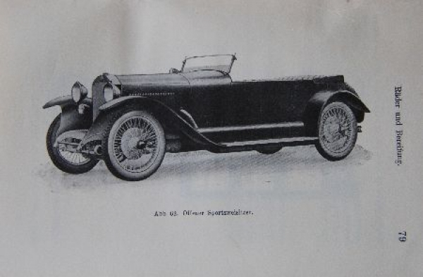 Thebis "Automobile, Personen- und Lastautomobile" Vehicletechnic 1926 (2286)