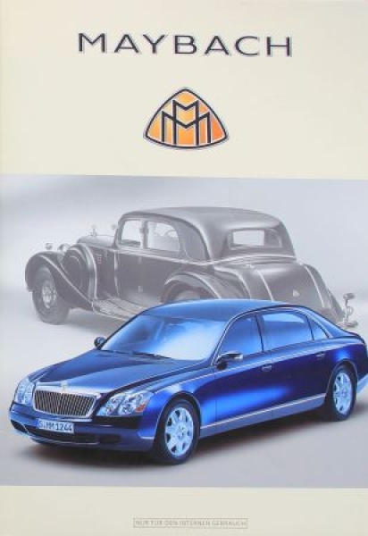 Maybach Modelprogram 2002 Carbrochure (5468)