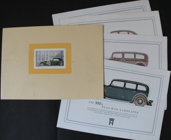 Horch 8 Modelprogram 1935 Cabrochure (2311)