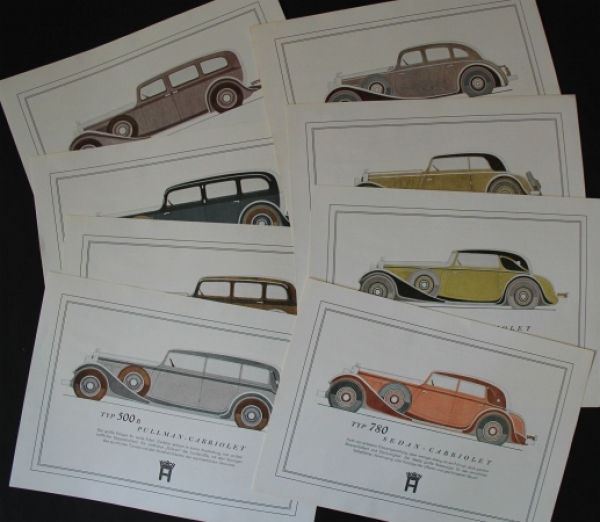 Horch 8 Modelprogram 1935 Cabrochure (2311)
