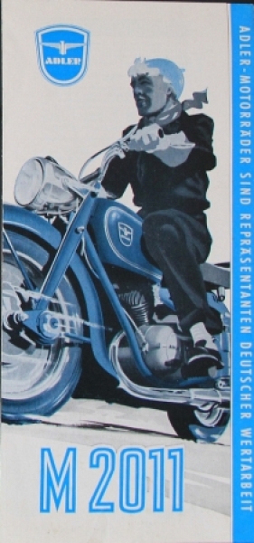 Adler M 2011 Modelprogram 1955 Motorbikebrochure (2315)