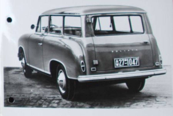 Goliath Hansa Station Wagon 1956 Factoryphoto (4958)