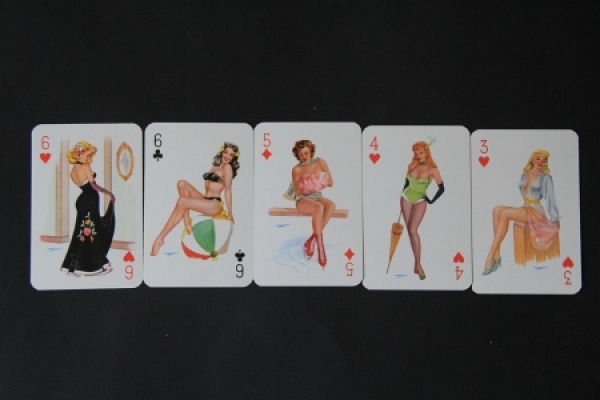 Darling "Pin-up Playing cards" 1958 Skatspiel (2358)