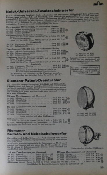 Klaas & Sachtleben "Fahrt in den Winter" 1938 Car-Accessoires-Brochure (2368)