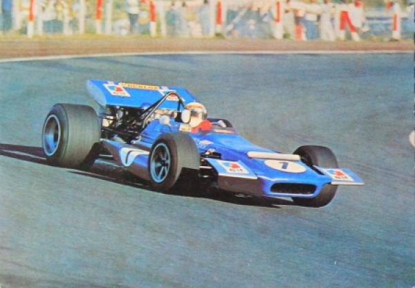 Motorracing 1970 six Motorracer Hruby Postcards (2375)