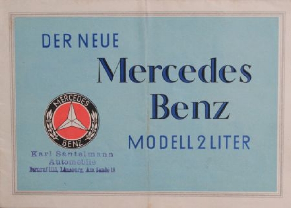 Mercedes-Benz 2 Litre Modelprogram 1923 Carbrochure (6002)