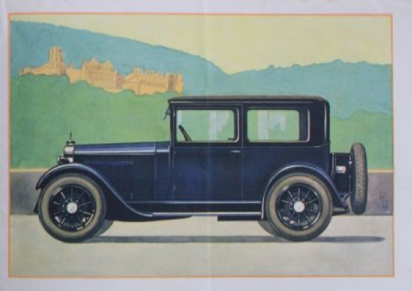 Mercedes-Benz 2 Litre Modelprogram 1923 Carbrochure (6002)