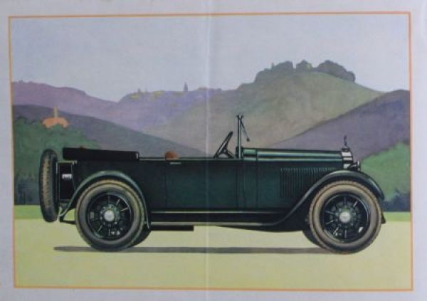 Mercedes-Benz 2 Litre Modelprogram 1923 Carbrochure (6002)