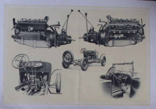 Mercedes-Benz 2 Litre Modelprogram 1923 Carbrochure (6002)