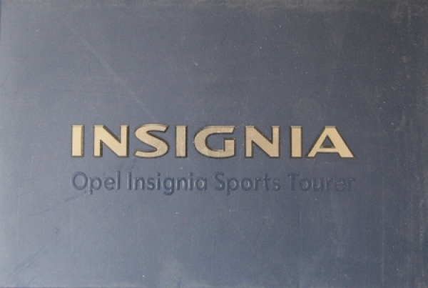 Opel Insignia Sports Tourer Modelprogram 2009 "Entdecken Sie den neuen Opel" Carbrochure (2413)