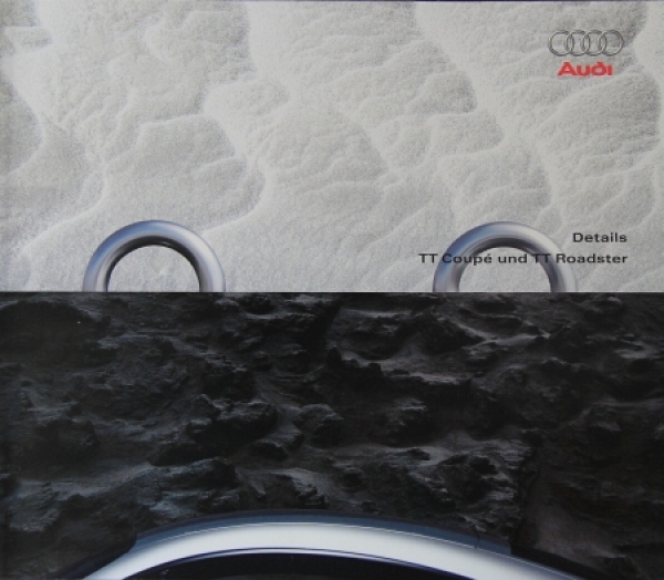 Audi TT Coupe Roadster Modelprogram 2003 Carbrochure-Map (2415)