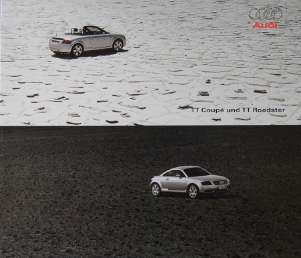 Audi TT Coupe Roadster Modelprogram 2003 Carbrochure-Map (2415)