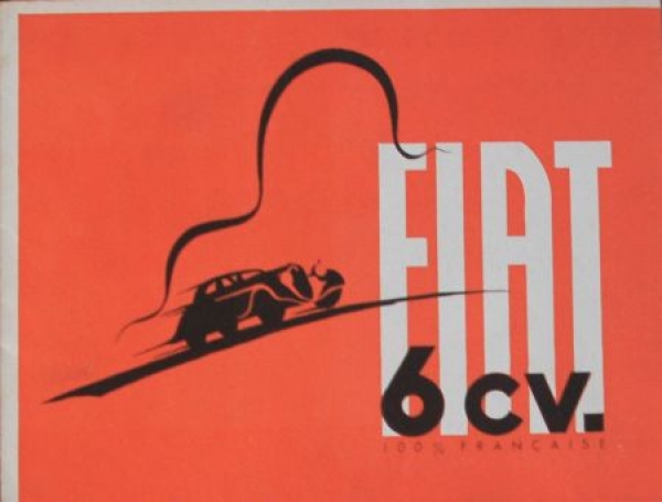 Fiat 6 CV Modelprogram 1935 Carbrochure (6012)
