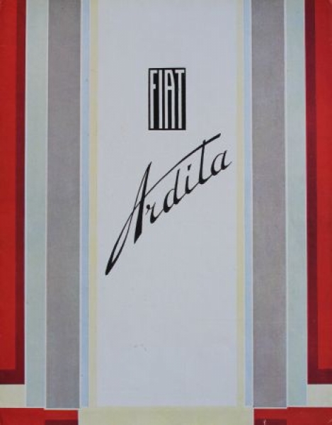 Fiat Ardita 518 Modelprogram 1935 Carbrochure (6257)
