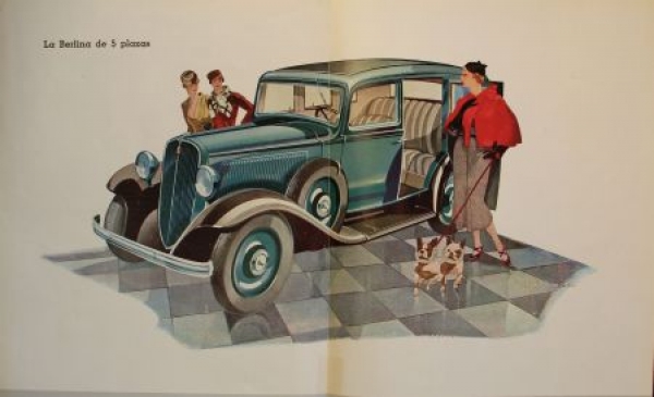 Fiat Ardita 518 Modelprogram 1935 Carbrochure (6257)