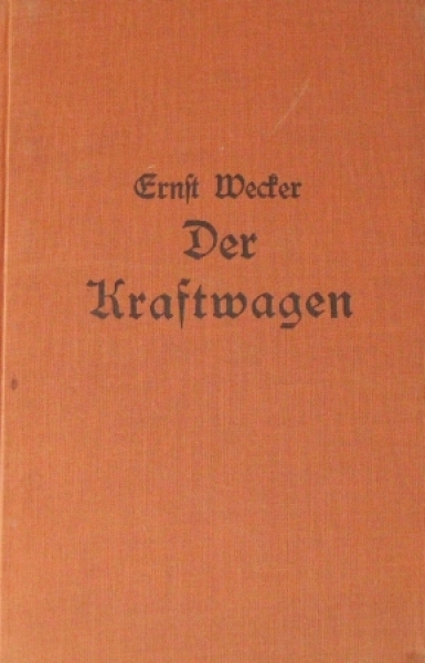 Wecker "Der Kraftwagen" Automobil-Historie 1934 (2521)