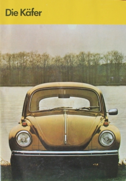 Volkswagen Beetle Modelprogram 1970 "Die Kaefer" Modelprogram Carbrochure (2524)