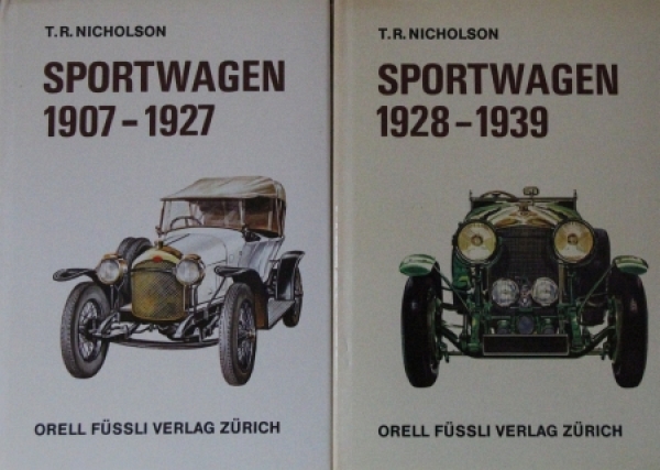 Nicholson "Sportwagen 1928 - 1939" Sportcar-History 2 volumes 1969 (2536)