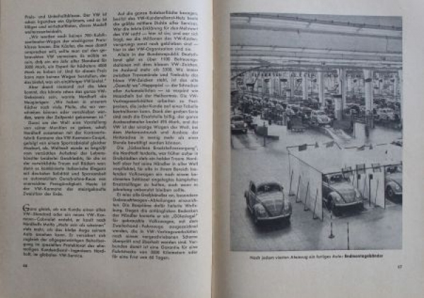 Bittorf "Das Volkswagenwerk" Volkswagen-History 1951 (9239)