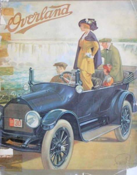 Overland Model 80 Modelprogram 1915 Carbrochure (6041)