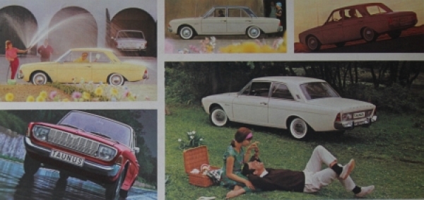 Ford Taunus 17 M Modelprogram 1965 Carbrochure (2602)