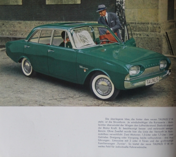 Ford 1962 "Ford Werke AG Koeln" 1962 Carbrochure (2614)